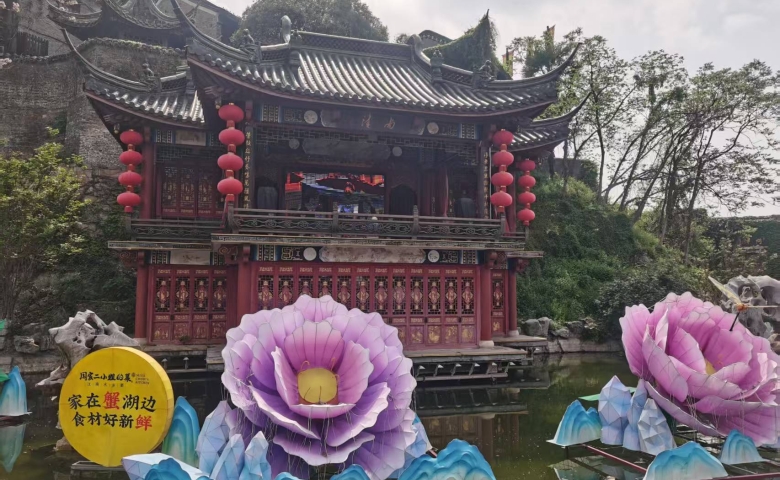 江苏宜昌 西津渡戏台 古今传奇